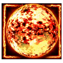 Symbol Fireball In Cash Eruption